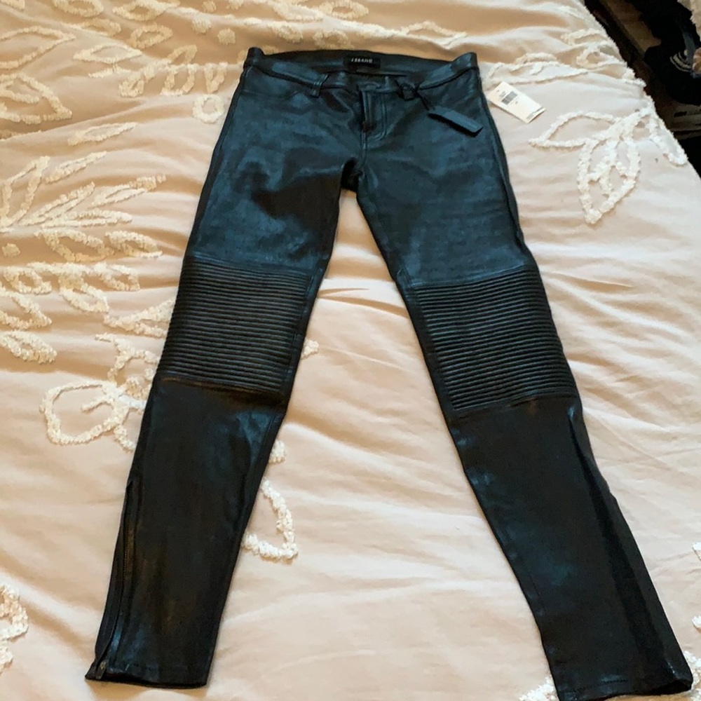 Nicola Leather Moto Pants